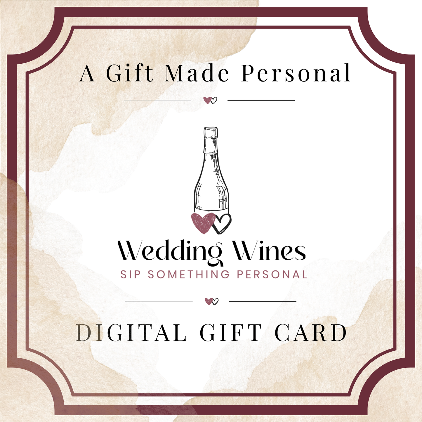 Wedding Wines Digital Gift Card