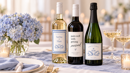 60+ Wedding Wine Label Sayings: Sweet, Stylish &amp; Slightly Unhinged